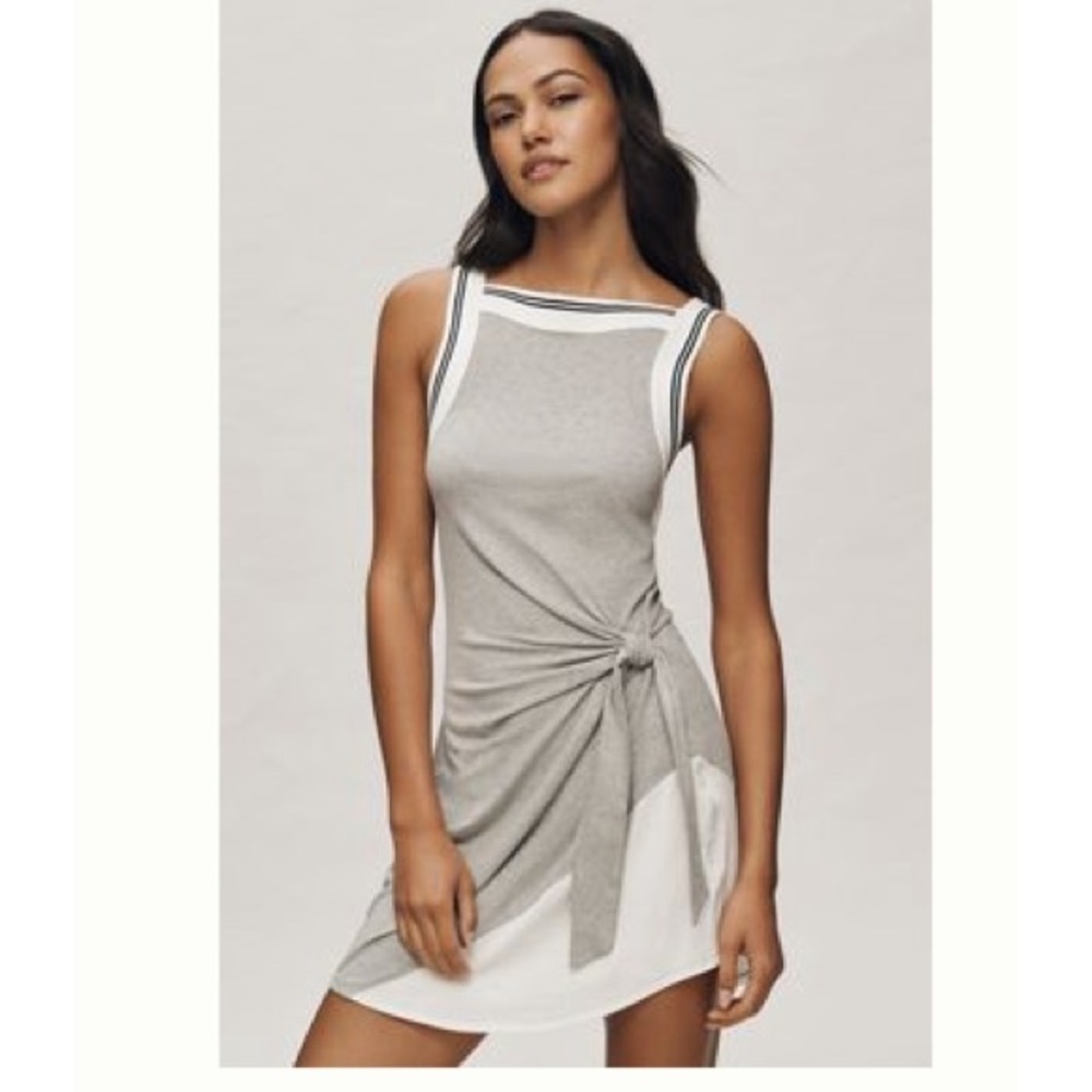 NWT Daily Practice Overload Tie-Waist
Mini Dress Color: Grey Size: S